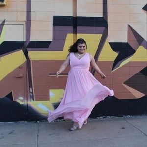 Alfred Angelo Blush Pink Dress